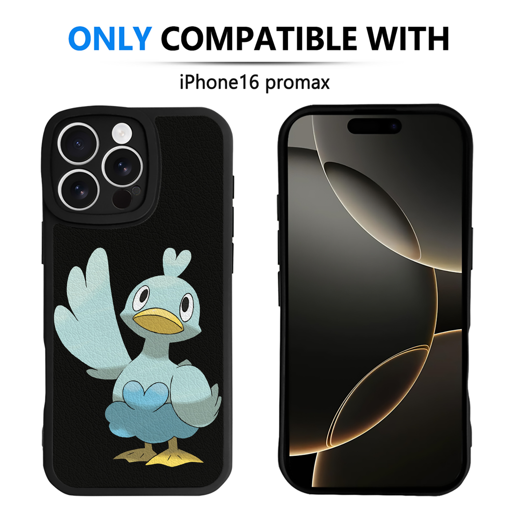 （画像用） ポケットモンスター Pokémon 【iPhone 16シリーズ対応】シリコンスマホケース（レザー調） 材質：シリコン